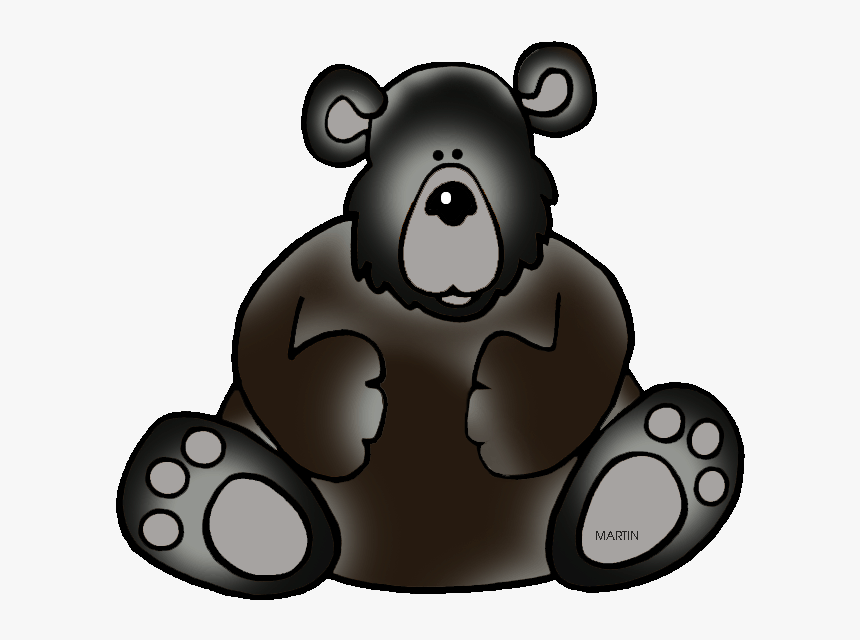 Transparent Black Bear Png - Phillip Martin Clipart Animals, Png Download, Free Download