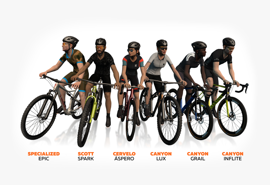 Zwift All Bikes, HD Png Download, Free Download