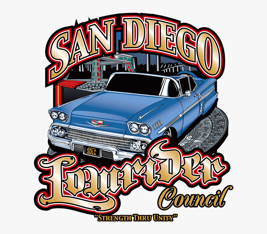 San Diego Lowrider Council - Lowrider San Diego, HD Png Download, Free Download