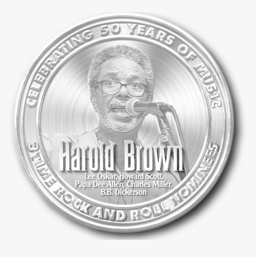 Hb Harold Brown Medallion 300dpi - Coin, HD Png Download, Free Download