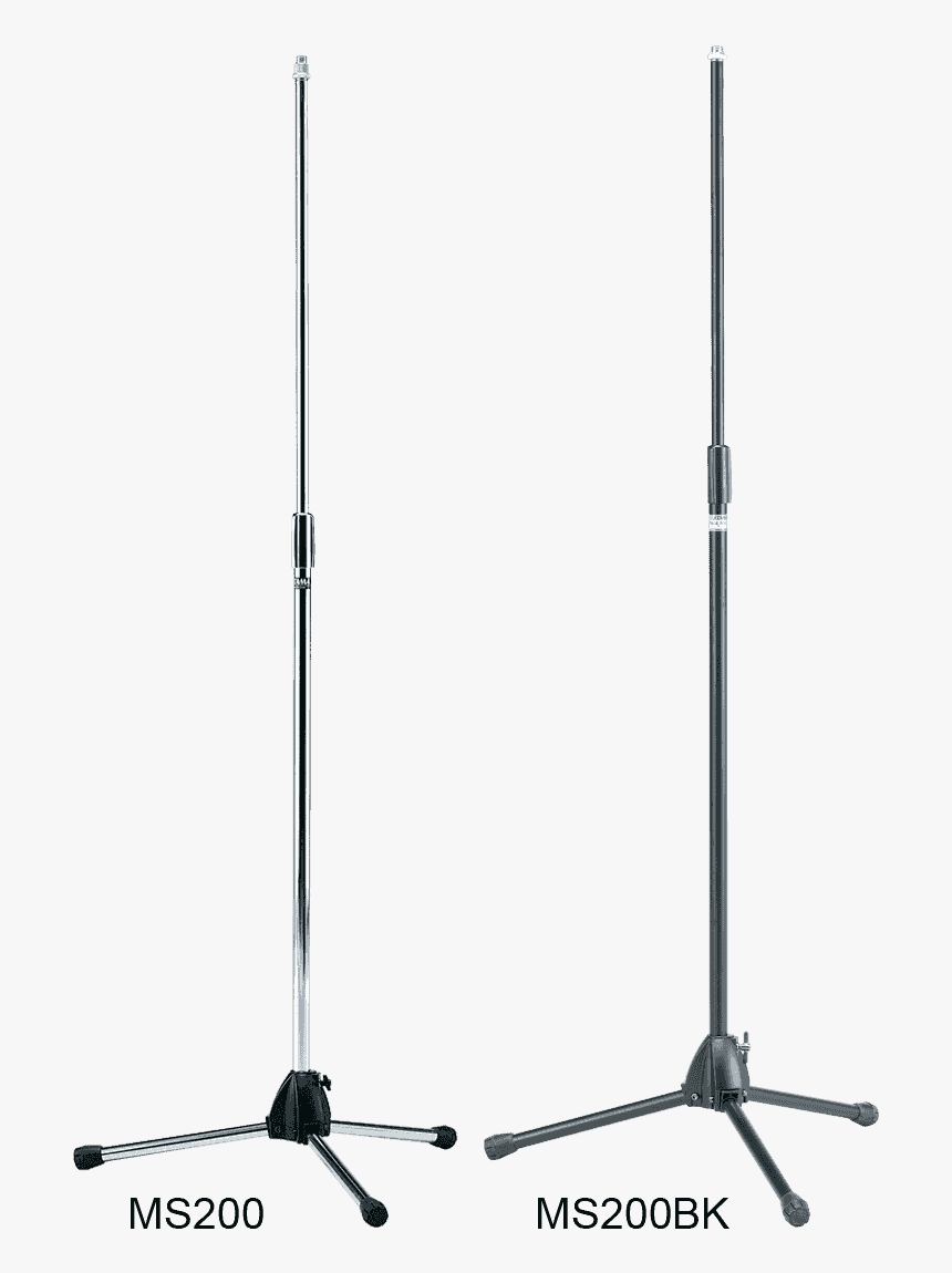 Straight Stands Ms200 / Ms200bk - Microphone Stand, HD Png Download, Free Download