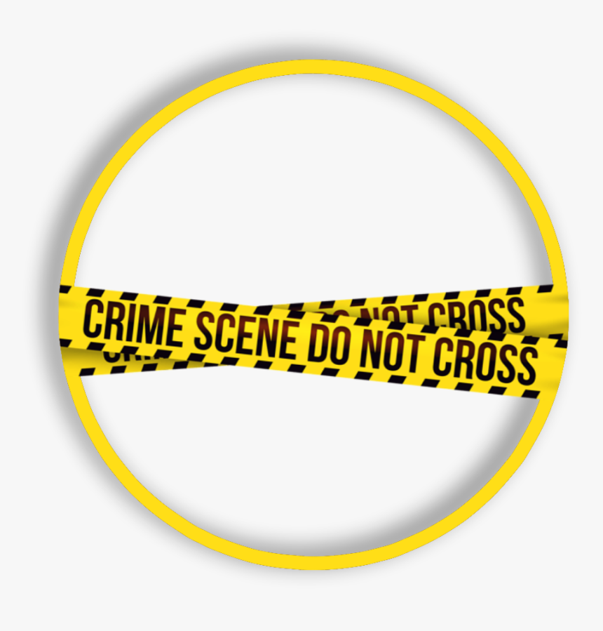 #freetoedit #neon #yellow #glow #crime #round #circle - Circle, HD Png Download, Free Download