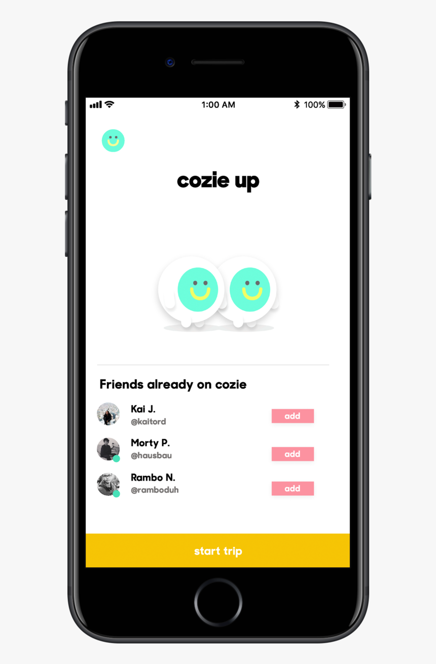 Cozieup - Smartphone, HD Png Download, Free Download