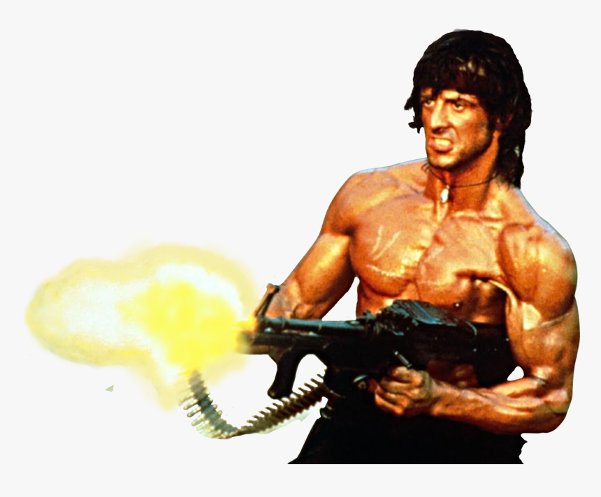 Sylvester Stallone War Movie, Hd Png Download - Sylvester Stallone Rambo Build, Transparent Png, Free Download