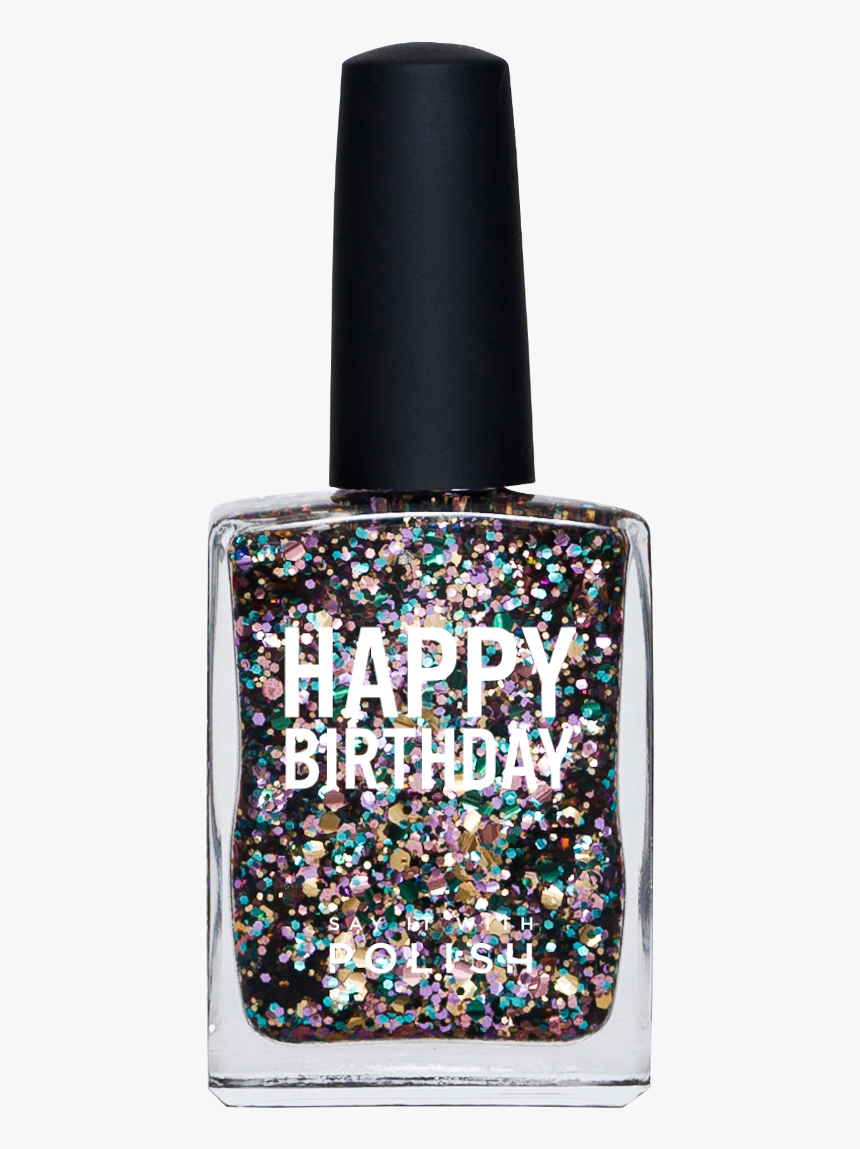 "happy Birthday Template - Nail Polish, HD Png Download, Free Download