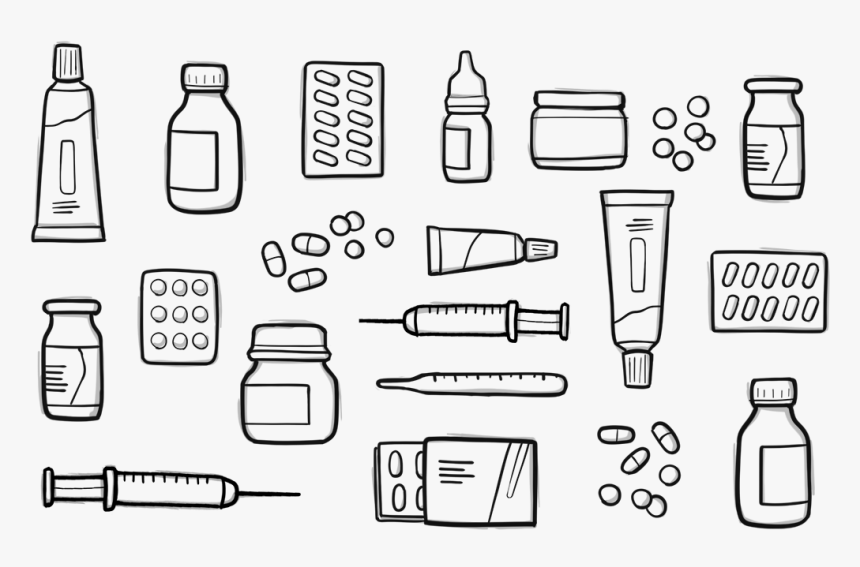 Lots Of Pills And Needles - Plastic Bottle, HD Png Download, Free Download
