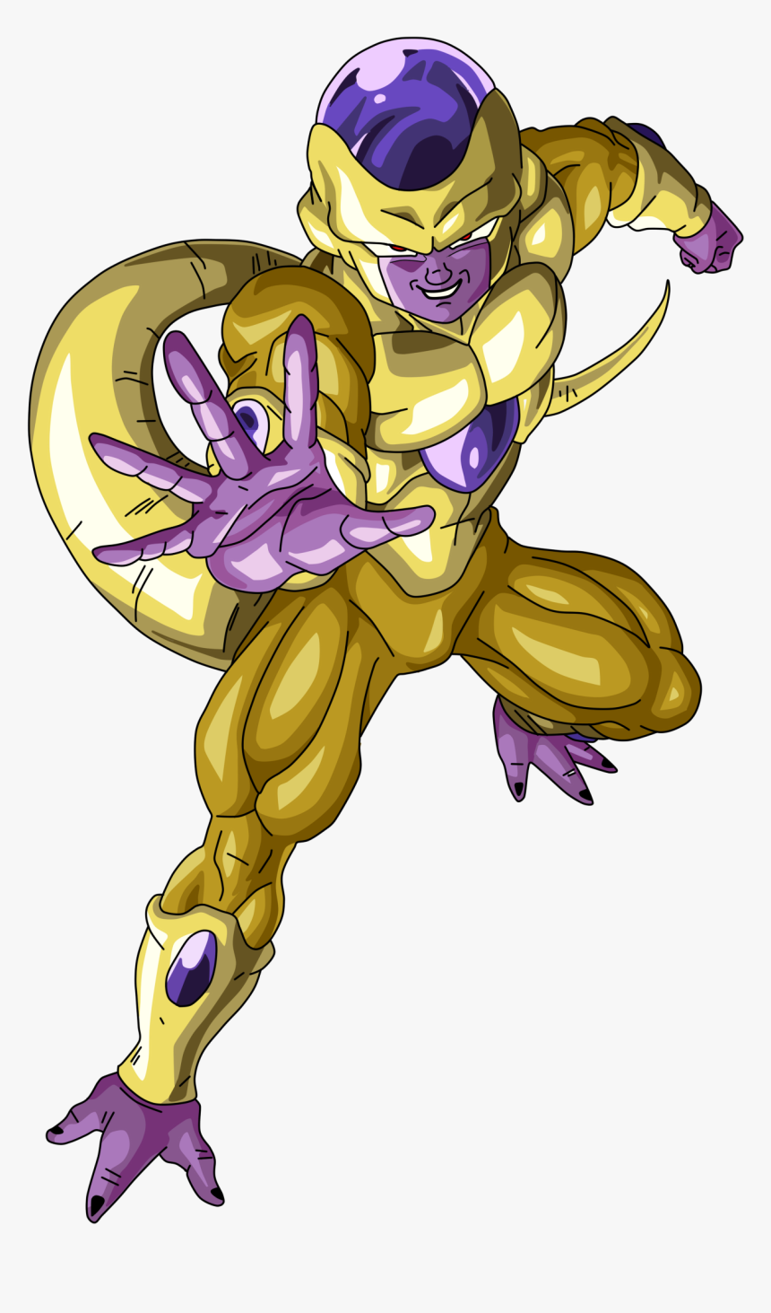 Golden Frieza By Alexiscabo1 , Png Download - Dragon Ball Z Freeza, Transparent Png, Free Download