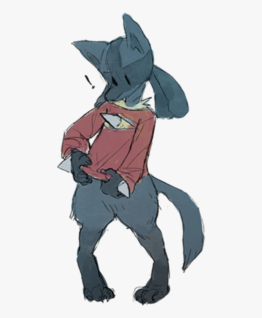 An Actual Use For The Keyhole - Lucario Boob Sweater, HD Png Download, Free Download