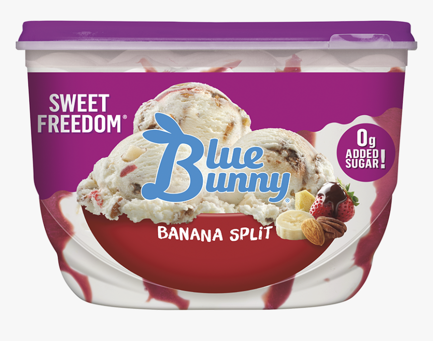 Sweet Freedom® Banana Split - Bunny Banana Split Ice Cream, HD Png Download, Free Download