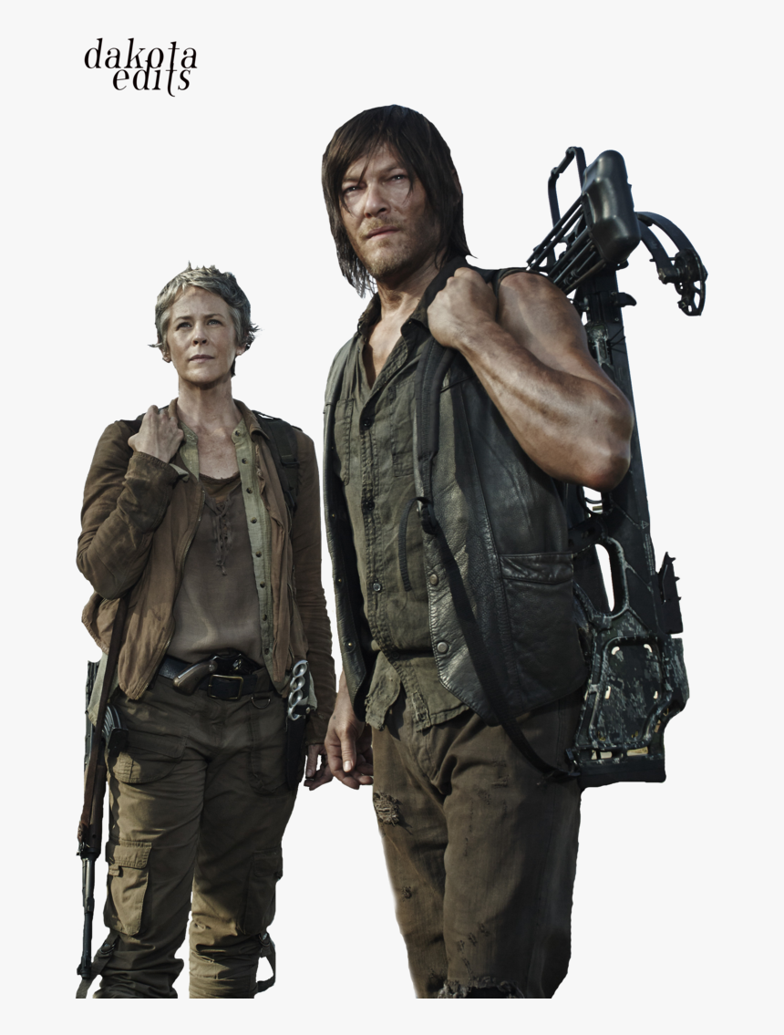 Transparent The Walking Dead Png - Daryl E Carol The Walking Dead, Png Download, Free Download