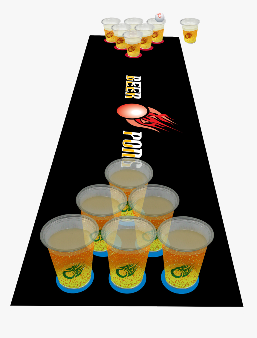 Beer Pong - Beer Pong Set Up, HD Png Download, Free Download