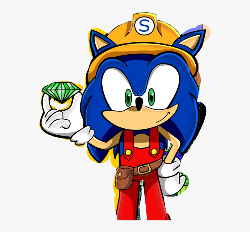 Super Mario Maker Sonic Render Sonicthehedgehog Freetoe - Super Sonic Maker, HD Png Download, Free Download