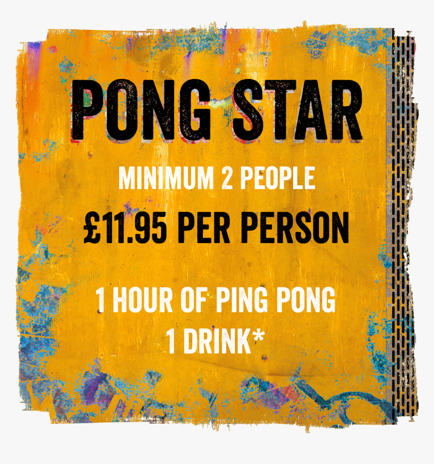 Pong-starpng - Poster, Transparent Png, Free Download