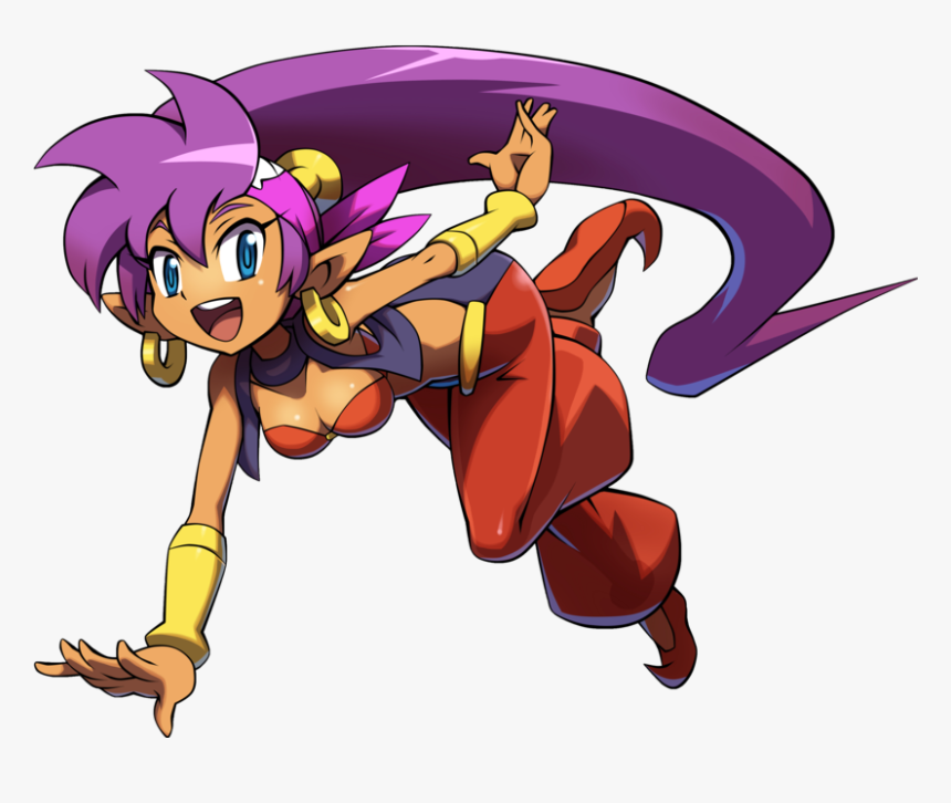 #shantae #capcom #cute - Shantae Pirate's Curse Artwork, HD Png Download, Free Download