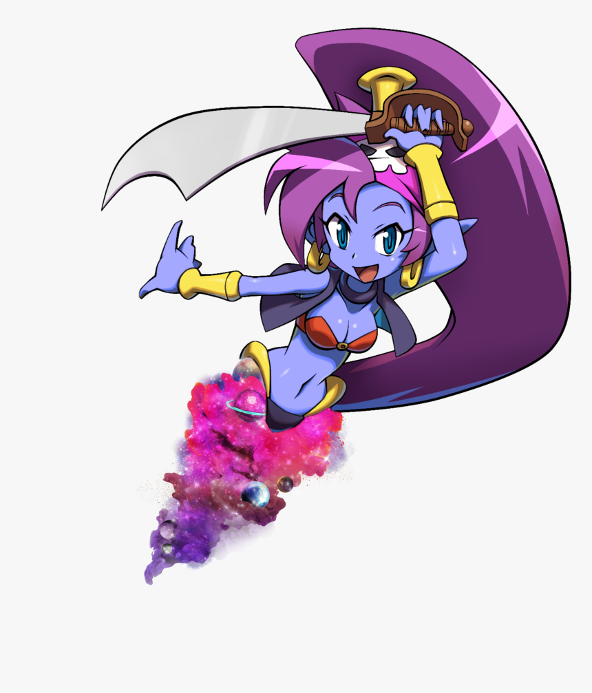 #shantae #blue #prisoner #genie - Shantae Pirates Curse, HD Png Download, Free Download