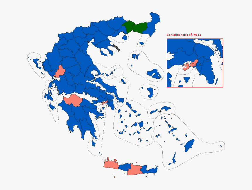 Greek Civil War Map, HD Png Download, Free Download