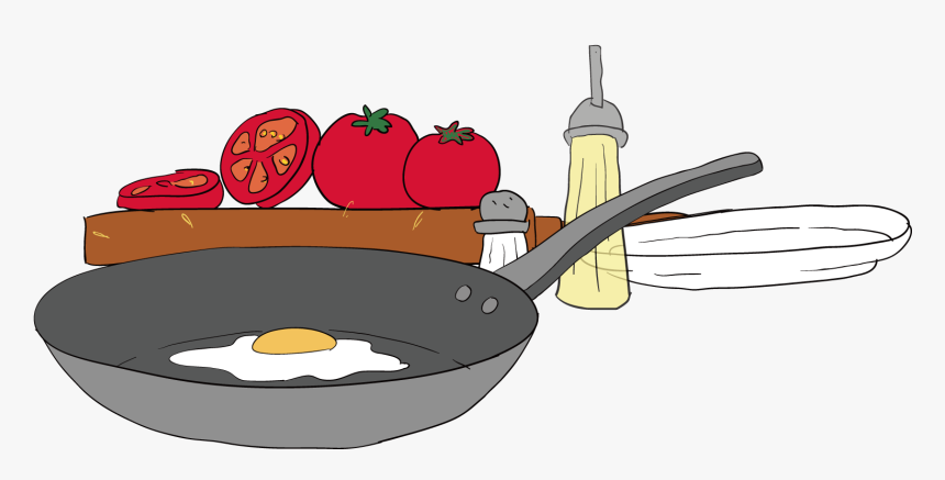 Fries Vector Frying Pan - Fried Egg, HD Png Download, Free Download