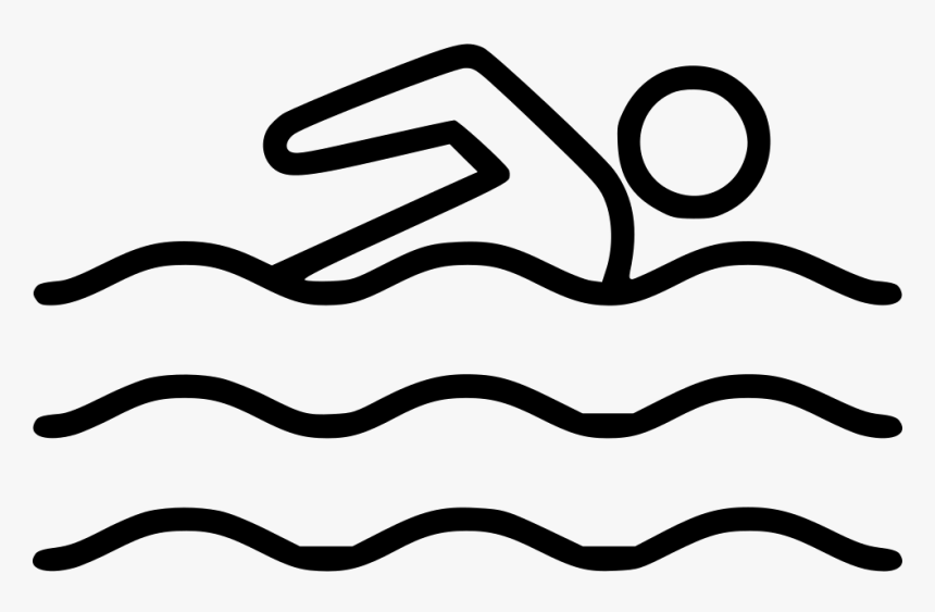 Swimming , Png Download - Line Art, Transparent Png, Free Download