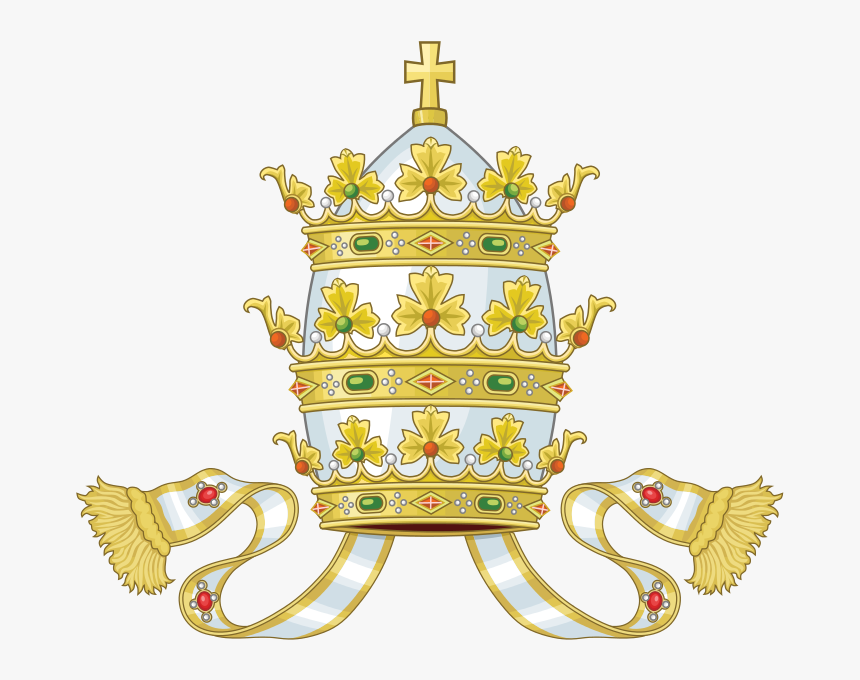 Pope Clipart Baron - Papal Crown Pope Francis, HD Png Download, Free Download