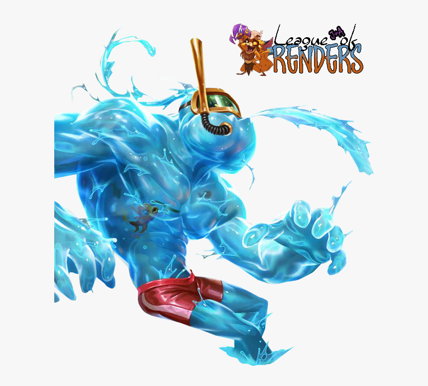 Pool Party Zac Png - League Of Legends Png, Transparent Png, Free Download