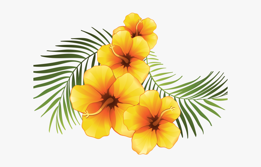 Exotic Clipart Moana - Tropical Flower Vector Png, Transparent Png, Free Download