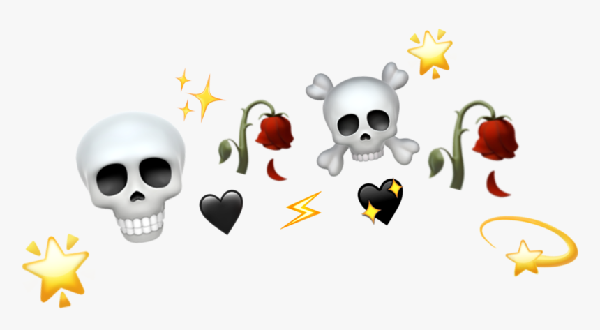 Skull With Crown Emoji, HD Png Download, Free Download