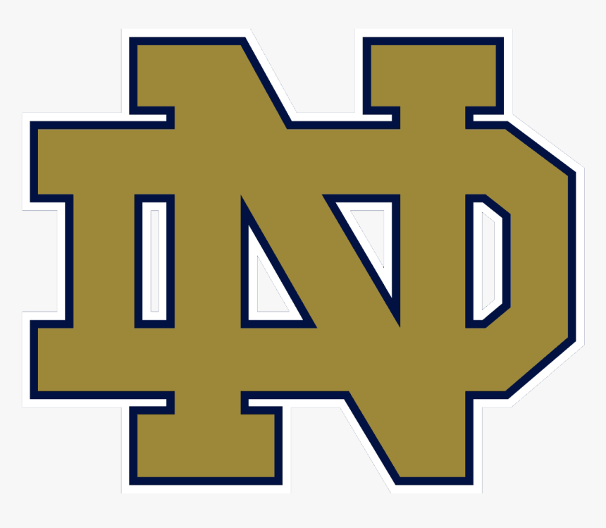 Logo Notre Dame Football Clipart , Png Download - Notre Dame Svg Free