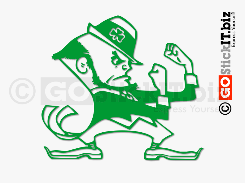 Transparent Notre Dame Football Clipart - Notre Dame Fighting Irish Logo, HD Png Download, Free Download