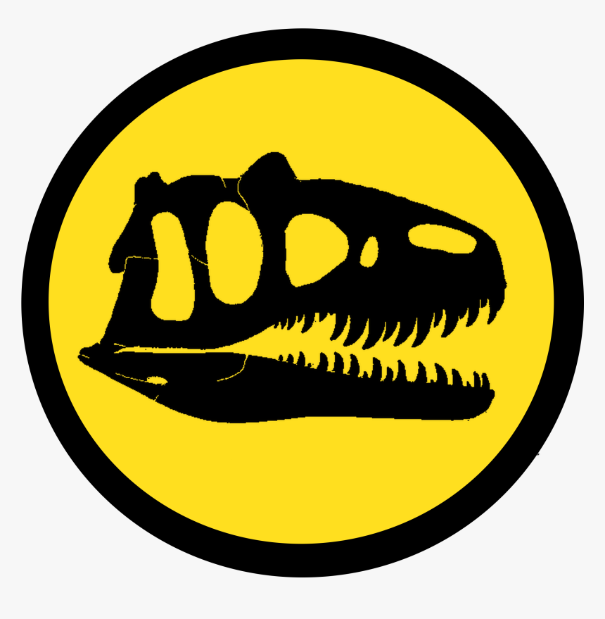 Allosaurus Jurassic Park Logo - Jurassic Park Dinosaur Logos, HD Png Download, Free Download