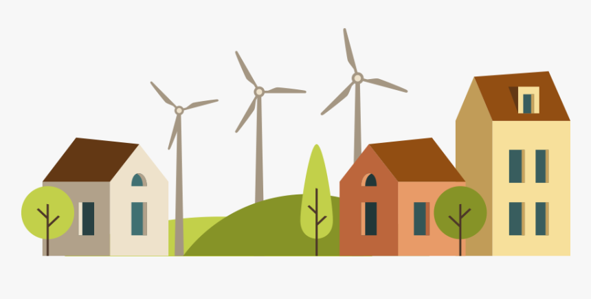 Smart Village Drawing, HD Png Download, Free Download