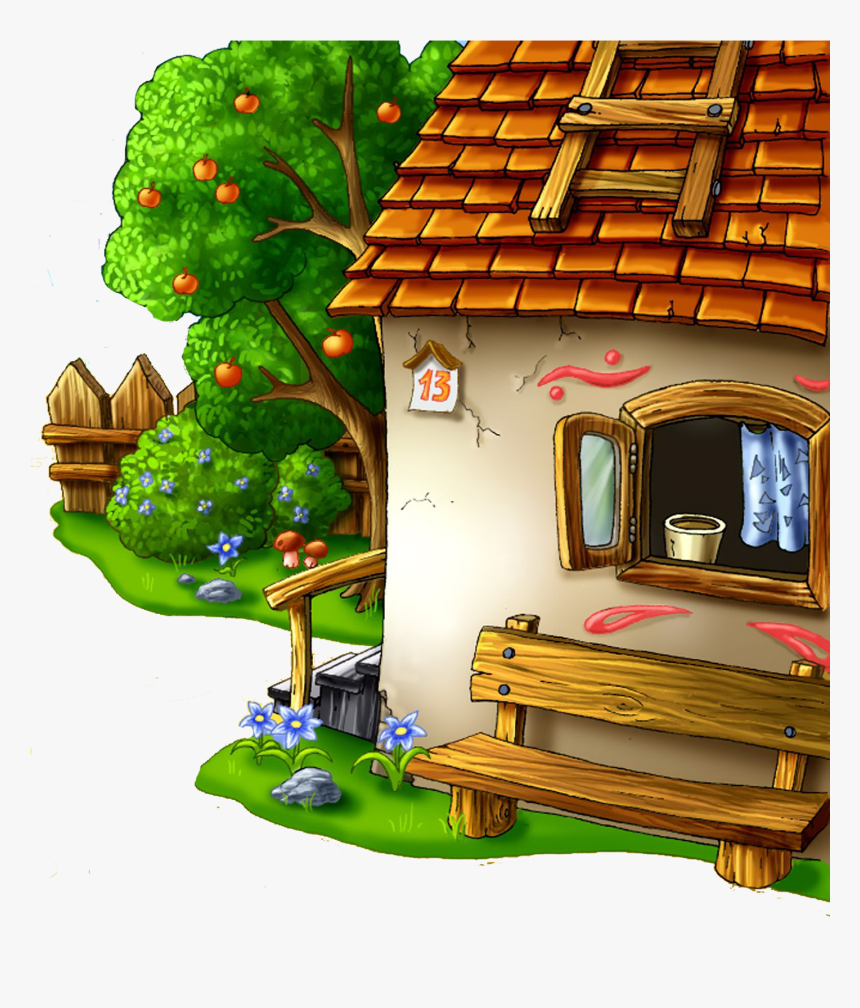 Cartoon Image Of A Village , Png Download - Village Cartoon Png, Transparent Png, Free Download