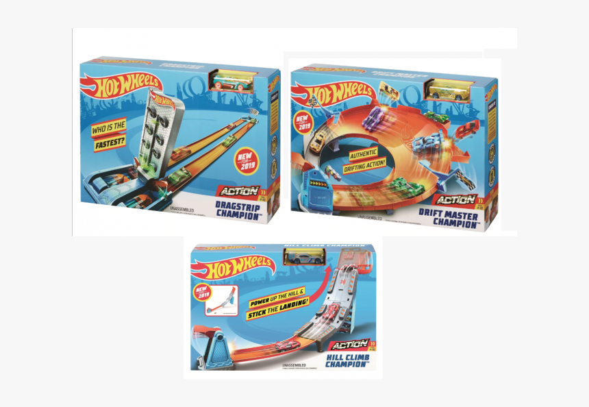 Hot Wheels Action Track Set Assortment - Hot Wheels Action Sets, HD Png Download, Free Download