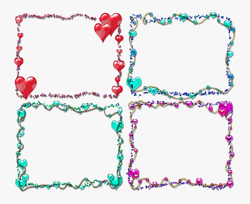 Girly Border Png Clipart - Border For Marriage Anniversary, Transparent Png, Free Download