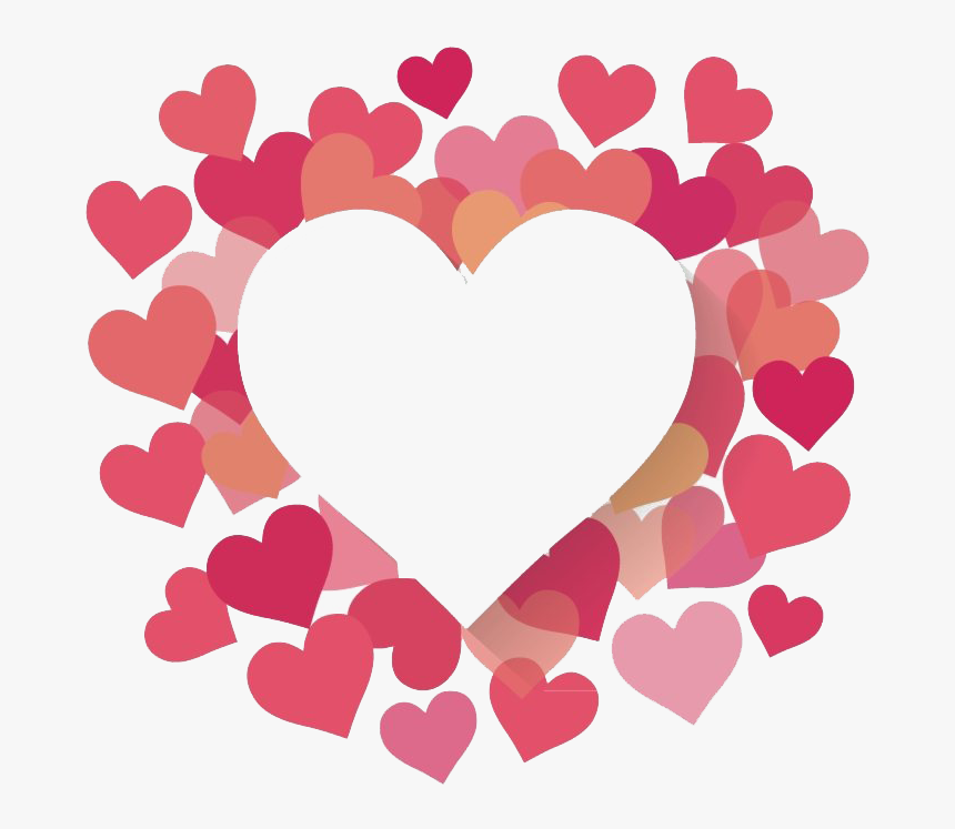 Heart Valentines Day Border Transparent - Valentines Frames And Borders, HD Png Download, Free Download