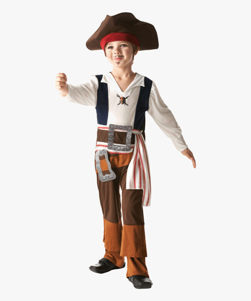 Child Jack Sparrow Disney Costume - Kids Jack Sparrow Costumes, HD Png Download, Free Download