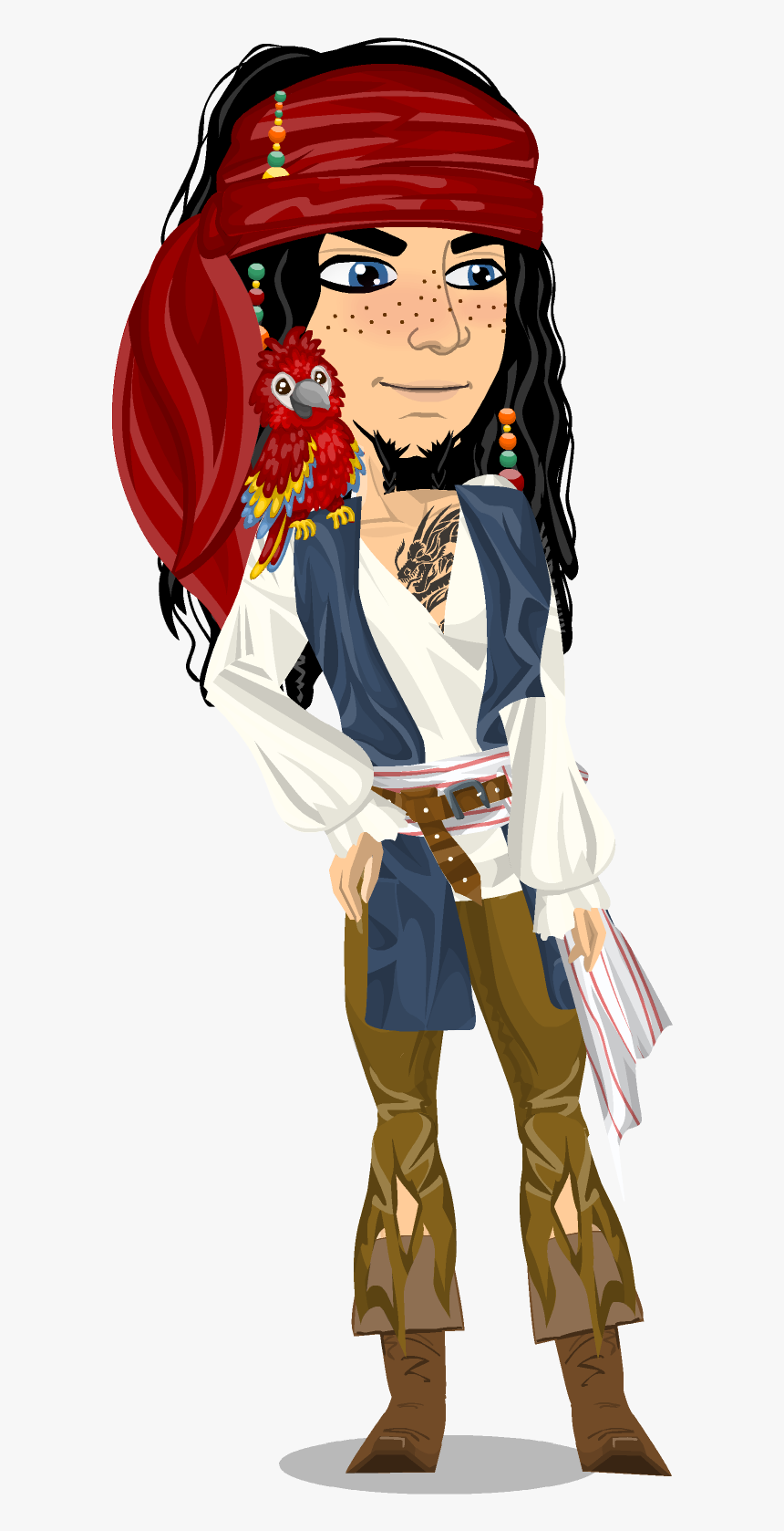 Jack Sparrow Msp Outfit, HD Png Download, Free Download