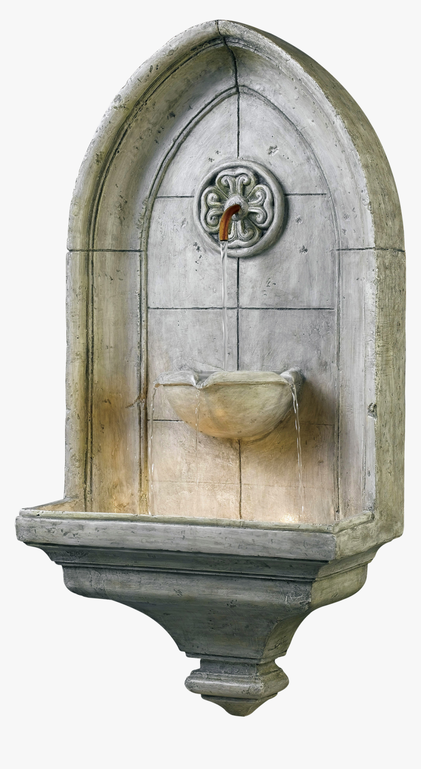 Fountain - Wall Fountain Png, Transparent Png, Free Download