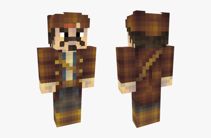 Jack Sparrow Minecraft Skin 1.8, HD Png Download, Free Download