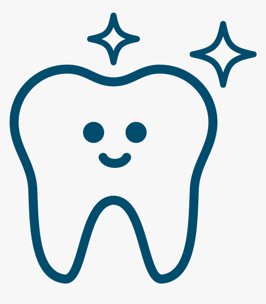 Shiny Teeth Drawing , Png Download - Tooth Icon Transparent Background, Png Download, Free Download