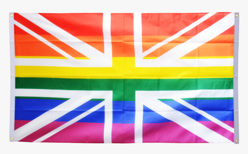Great Britain Rainbow Flag For Balcony - Union Jack, HD Png Download, Free Download