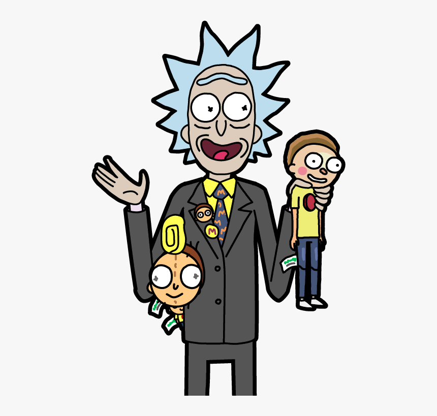 Weird Rick Pocket Mortys , Png Download - 瑞 克 与 莫 蒂 头像, Transparent Png, Free Download