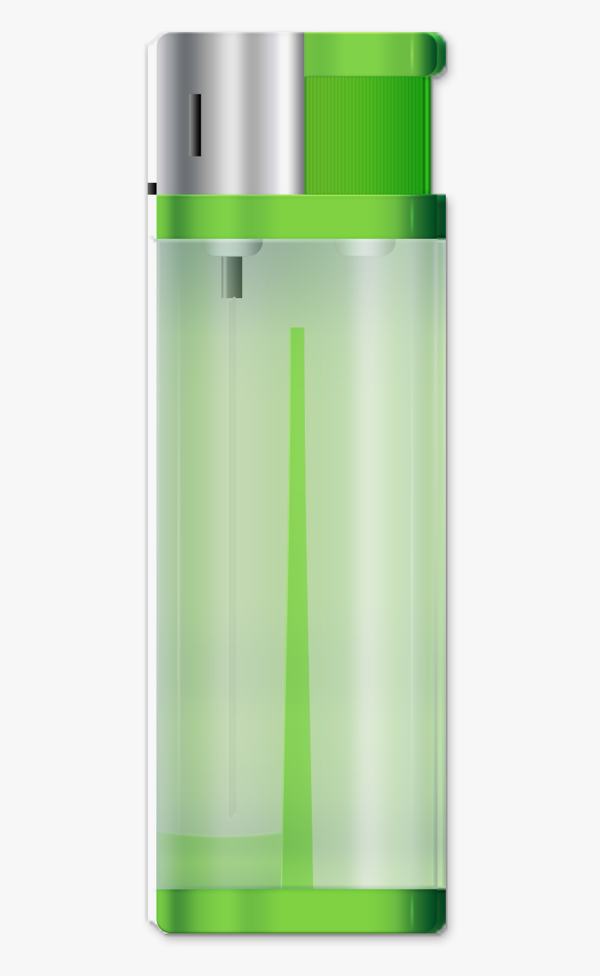 Lighter Transparent Plastic - Water Bottle, HD Png Download, Free Download