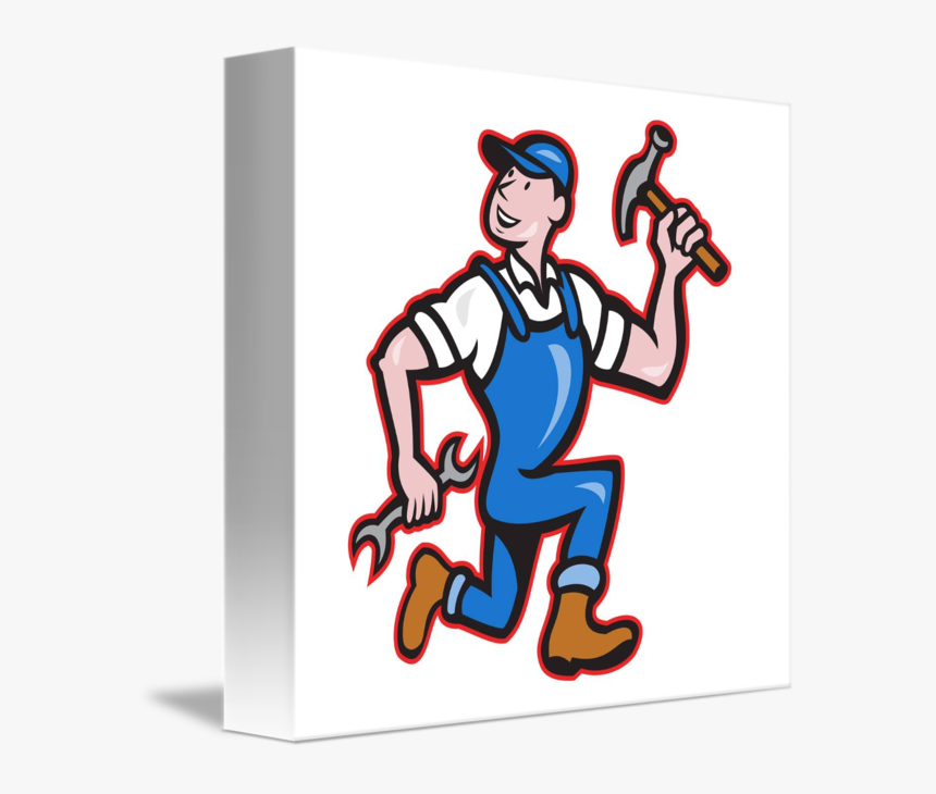 Carpenter Clipart Builder - Handyman, HD Png Download, Free Download