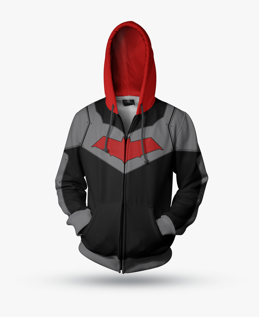 Transparent Red Hood Png - La Zip Up Hoodies, Png Download, Free Download