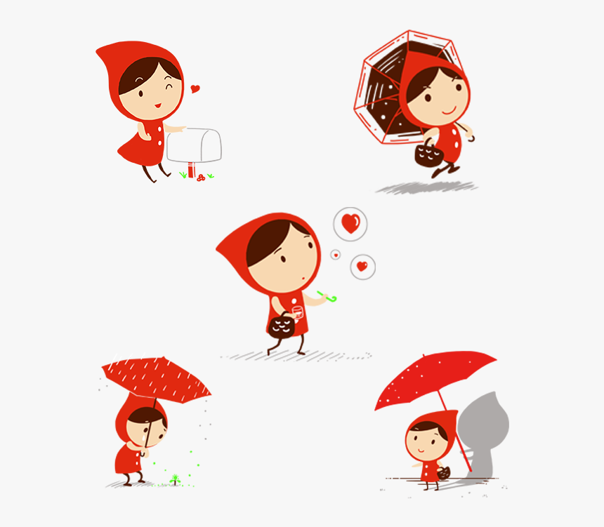 Little Red Riding Hood Clip Art - Portable Network Graphics, HD Png Download, Free Download