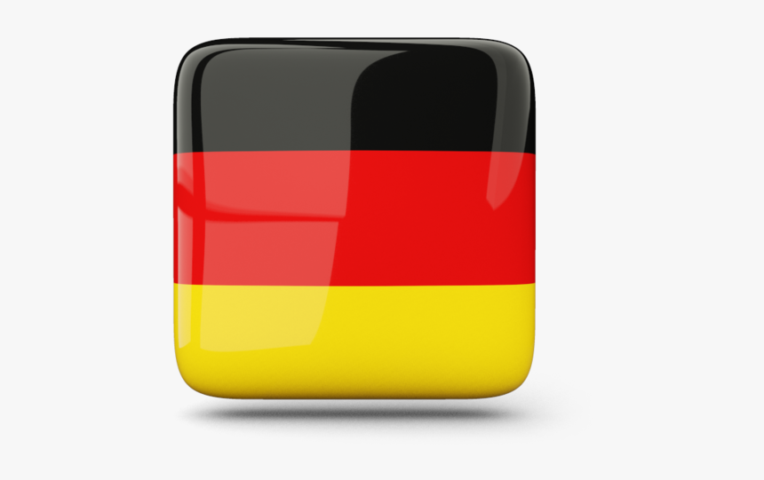 Glossy Square Icon - Square Germany Flag Icon, HD Png Download, Free Download
