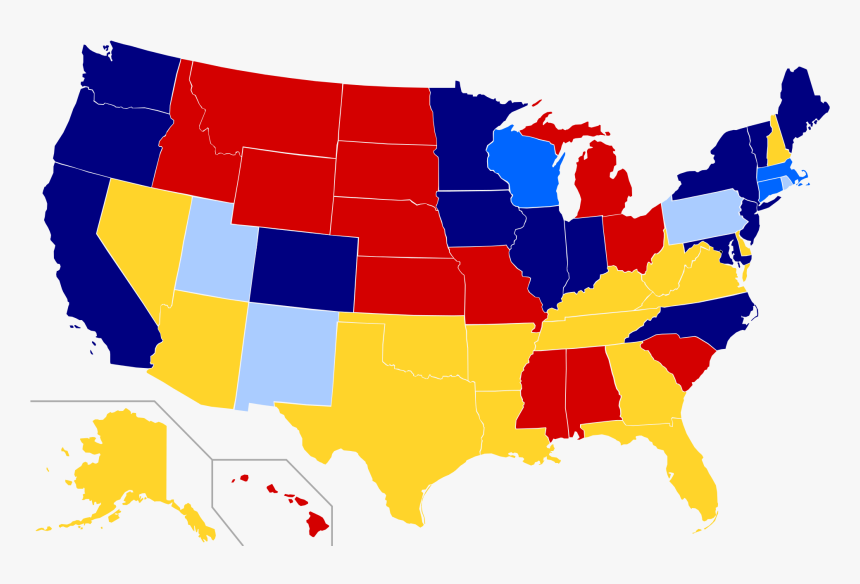 Scholastic Corporation Simple English Wikipedia The - Map Of The United States Blue, HD Png Download, Free Download