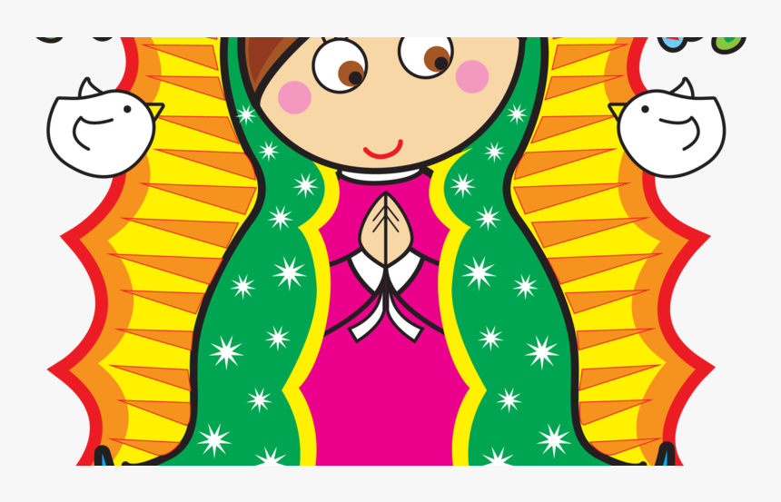 Caricias Al Corazón - Our Lady Of Guadalupe Cartoon, HD Png Download, Free Download