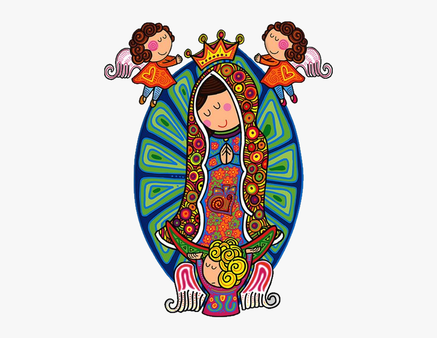 Cartoon Virgin De Guadalupe, HD Png Download, Free Download