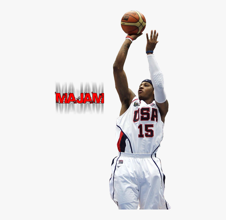 Carmelo Anthony Png Download - Carmelo Anthony Usa, Transparent Png, Free Download